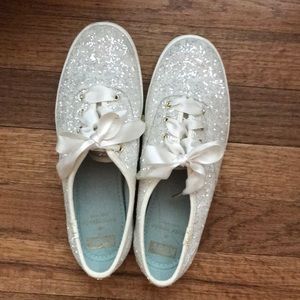 KEDS X Kate Spade Cream Glitter